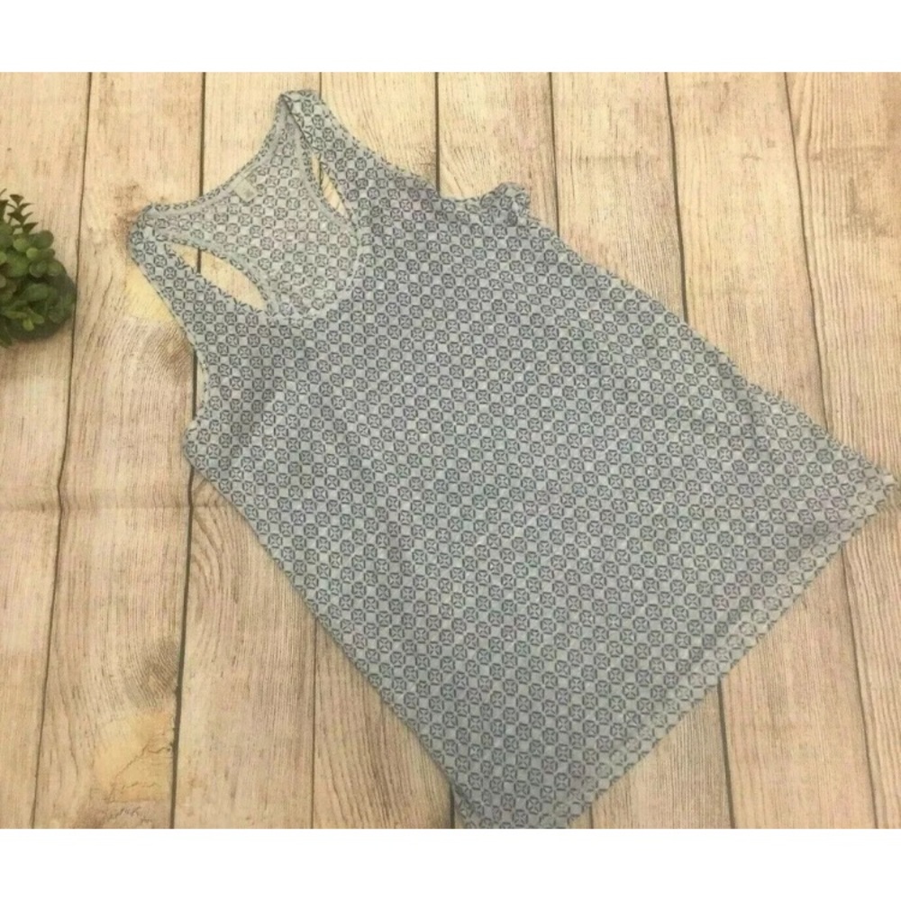 Halogen Nordstrom Printed Tunic Tank Top S